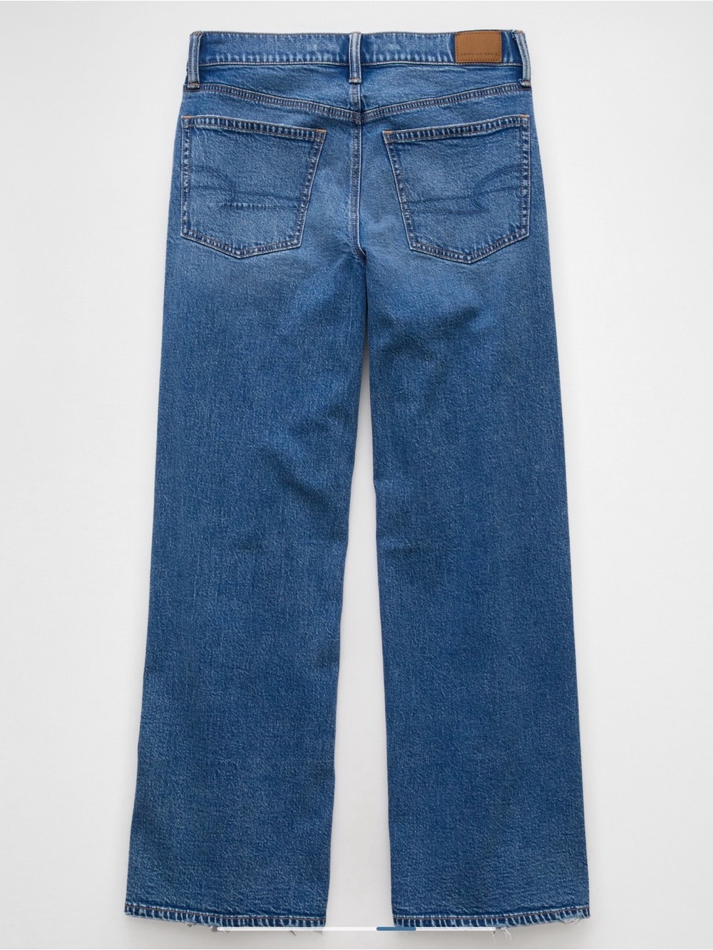 American Eagle Outfitters Blue Wide-Leg Denim Jeans - Picture 2 of 5